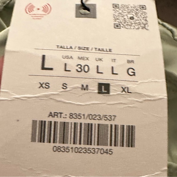 NWT ZARA SATIN SLIP DRESS - Mint - Picture 5 of 16